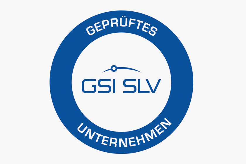 Geprüftes GSI SLV Unternehmen